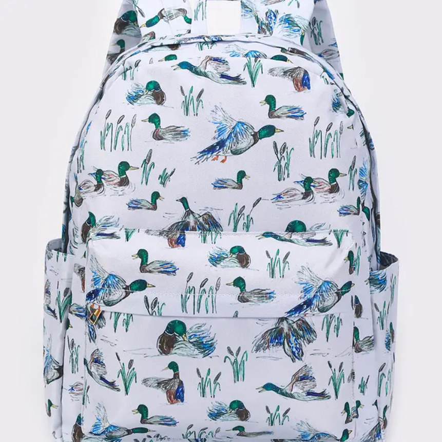 Kids Backpack with Duck Print