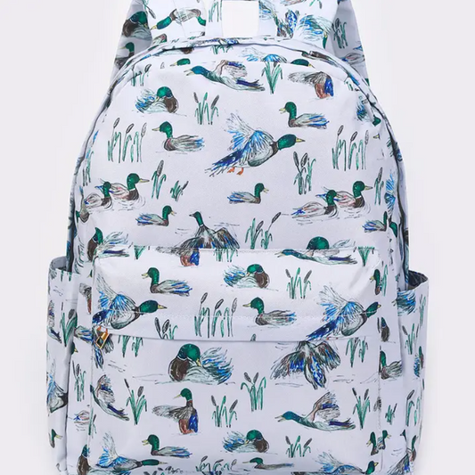 Kids Backpack with Duck Print