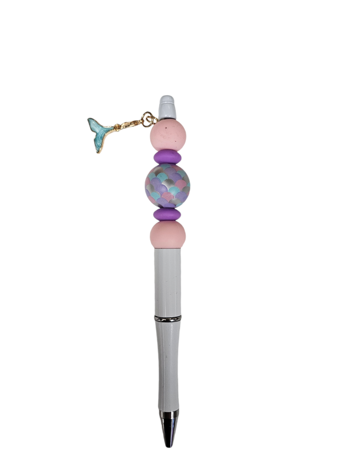 Pastel Mermaid Theme Beaded Pen