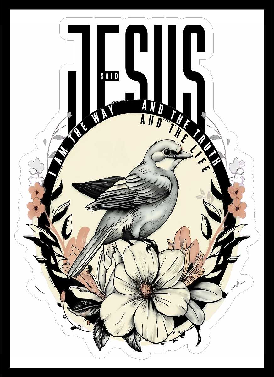 Jesus Said I Am The Way And The Truth Vinyl Decal