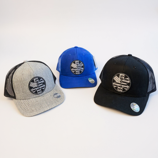 EMS Leather Patch 6 Panel Baseball Cap