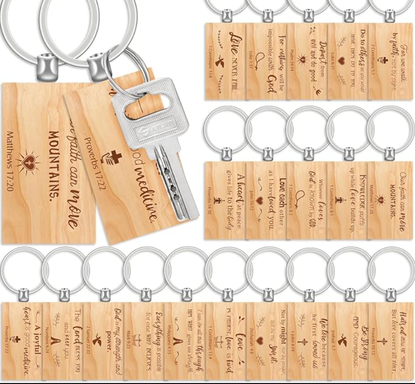 Bible Verse Keychain
