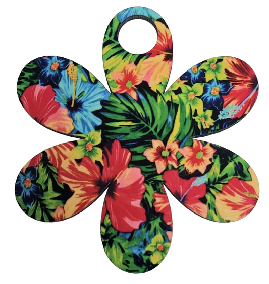 Tropical Oasis Floral MDF Topper Tumbler