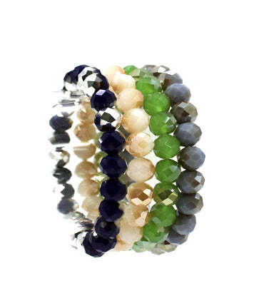 AB Glass Stone Stretch Bracelet