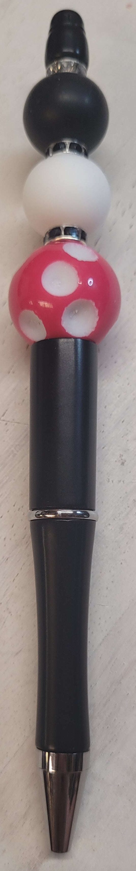 Pink Midnight Beaded Pen