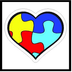 Autism Heart Decal