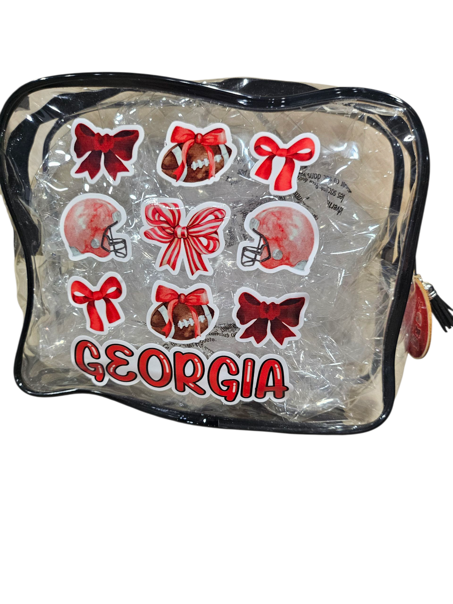 Clear Make Up With Black Trim-Assorted Designs