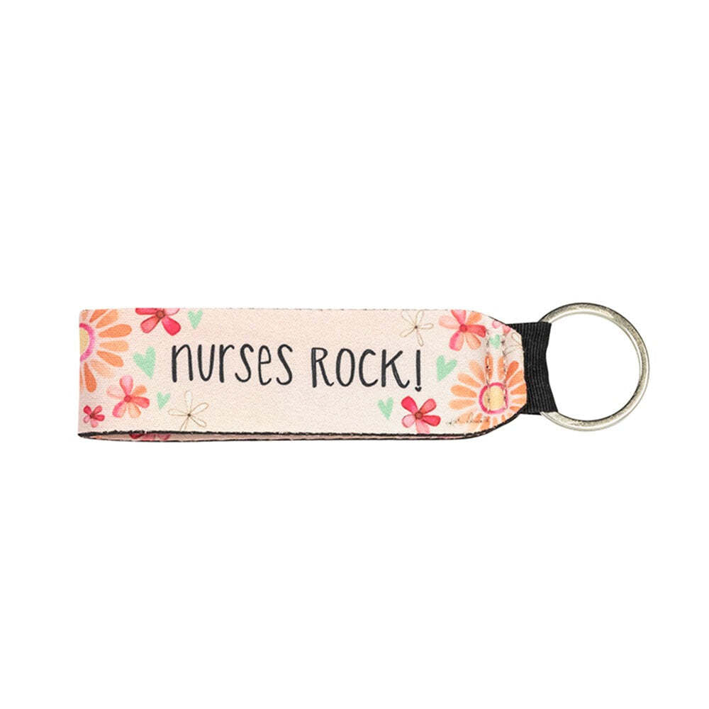 Nurses Rock Key Chain