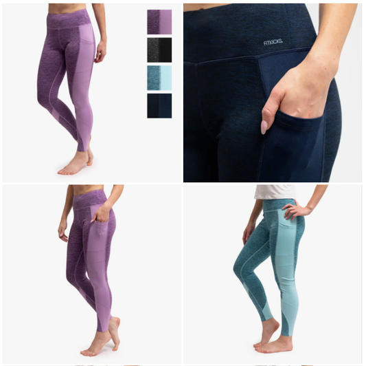 FITKICKS Crossover Color block Leggings