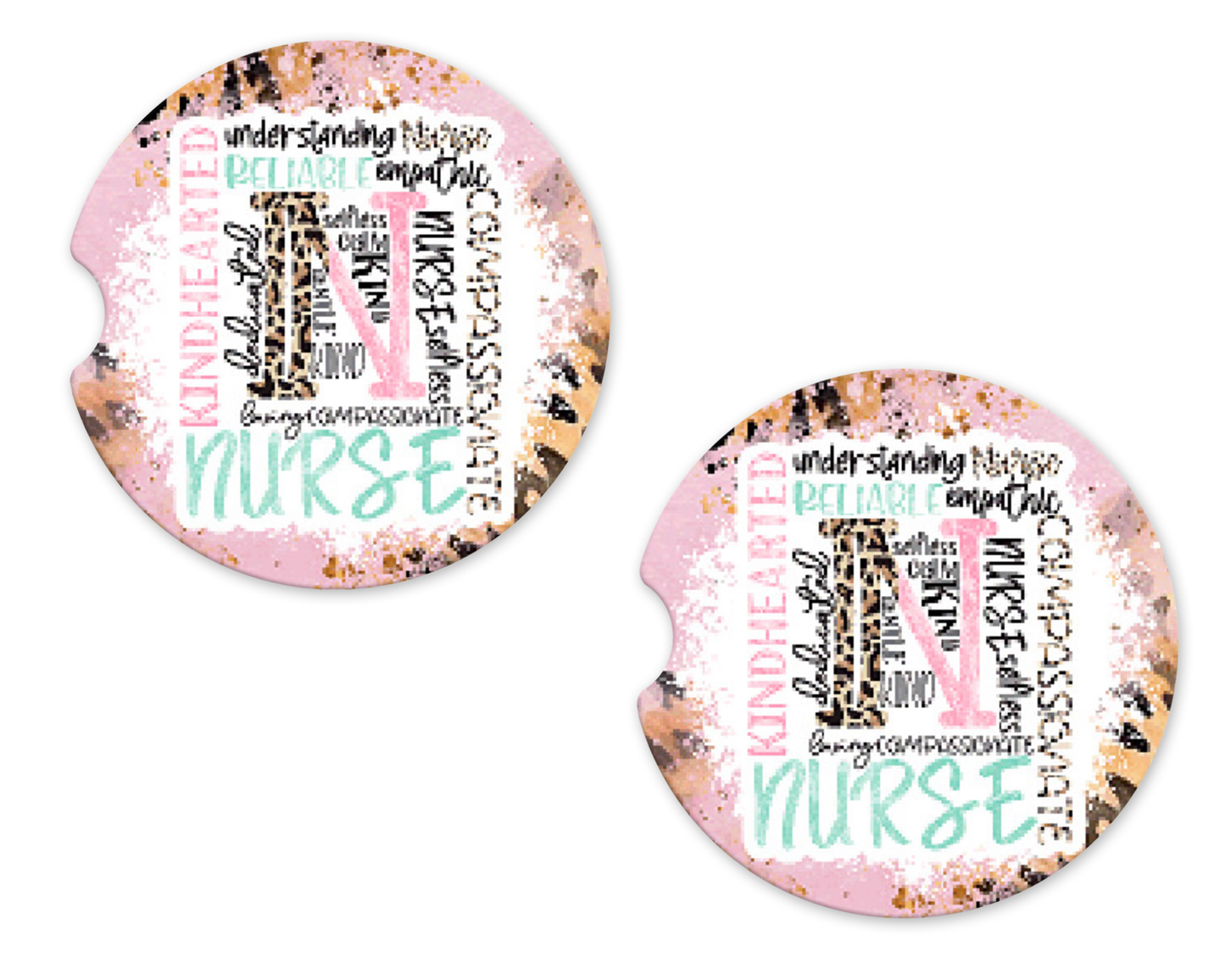 Western Leopard Nurse Subway Car Coasters