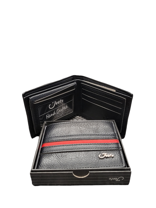 W-99 Black/Red Wallet