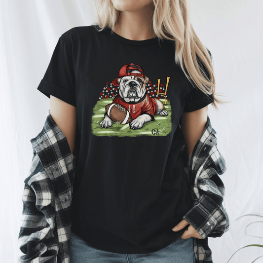 Bulldog Game Day Football T Shirt