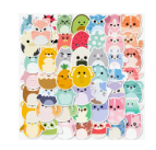 50 Stickers Fruit Animals