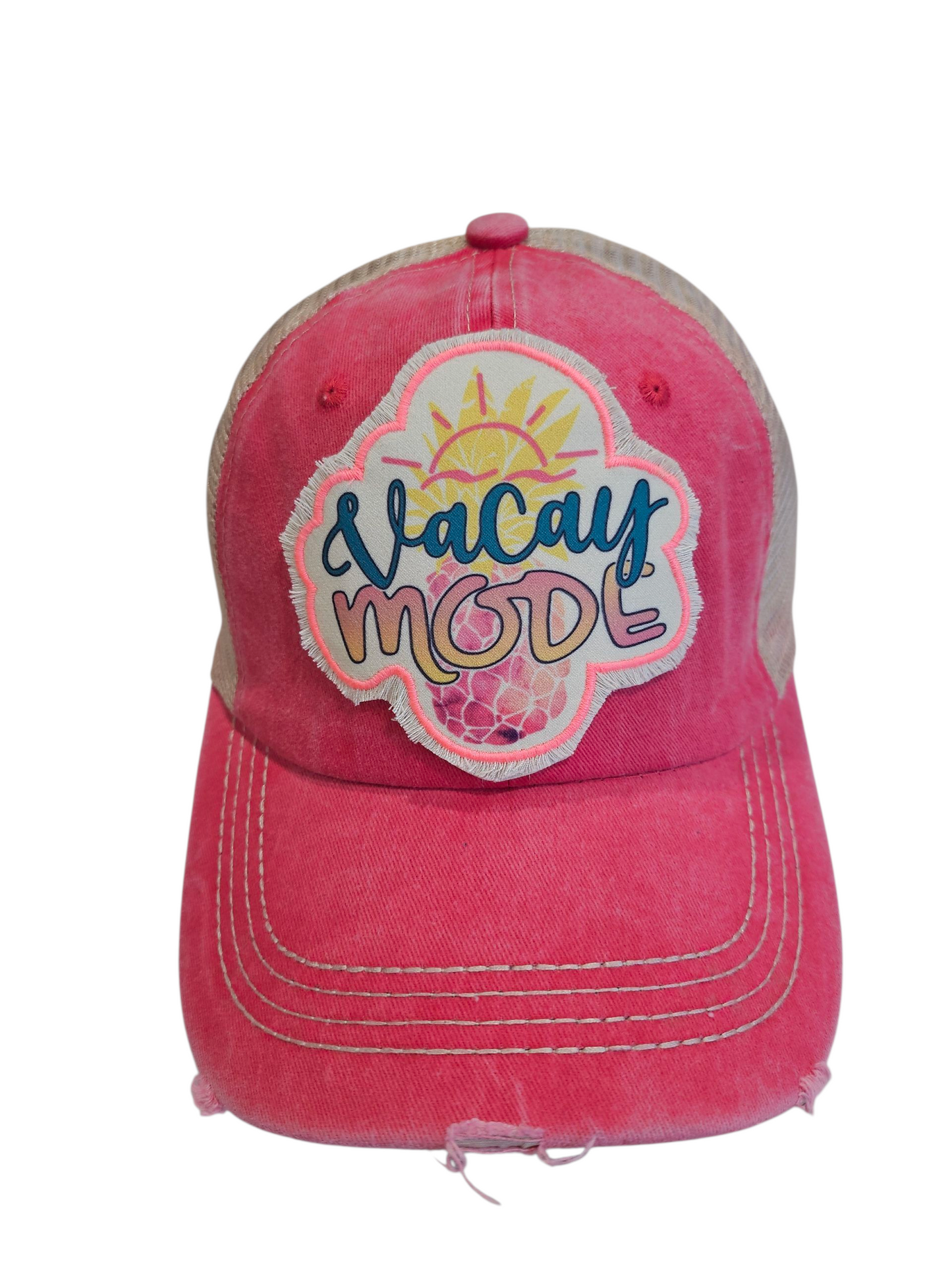 Vacay Mode Patch Baseball Hat