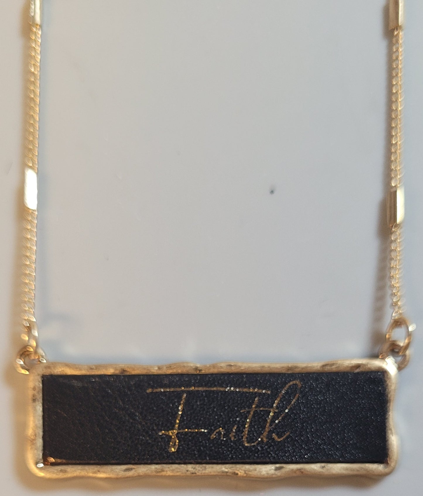 Faith Inspirational Charm Necklace