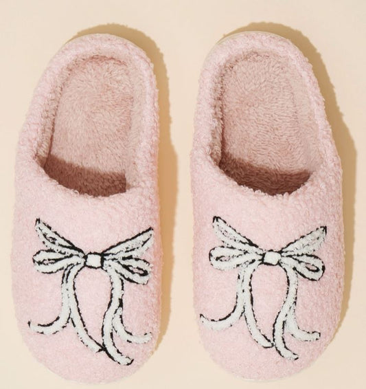 Large Ribbons Home Slippers