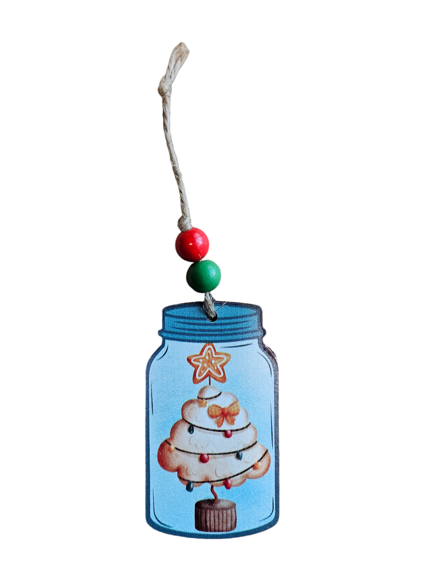 Cookie Tree Mason Jar Ornament