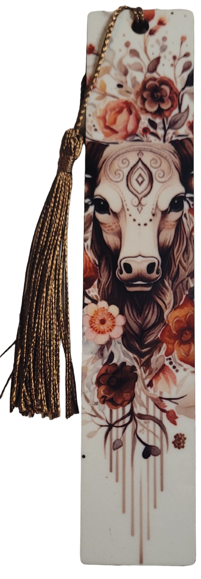 Two Sided Bohemian Blooms Book Mark