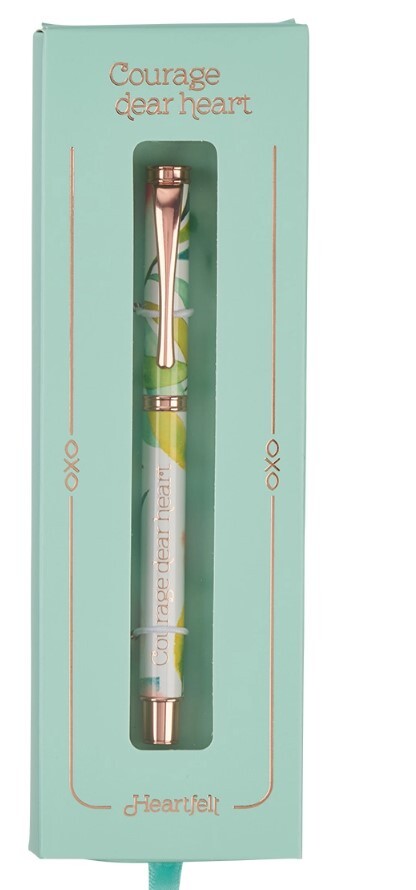 Courage Dear Heart Orange Blossoms Gift Pen