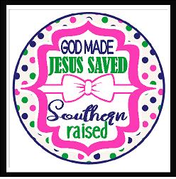 God Made Jesus Saved Decal