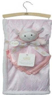 Mink to Sherpa with Rosy Security Blanket