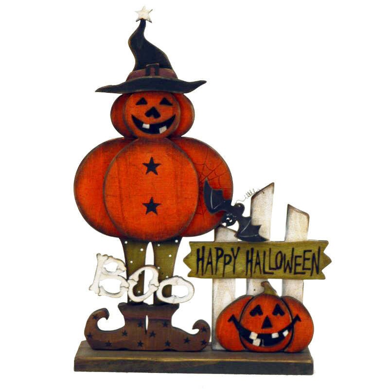 Happy Halloween Pumpkin Scene