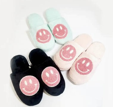 Smilely Face Women Indoor Slide Slippers