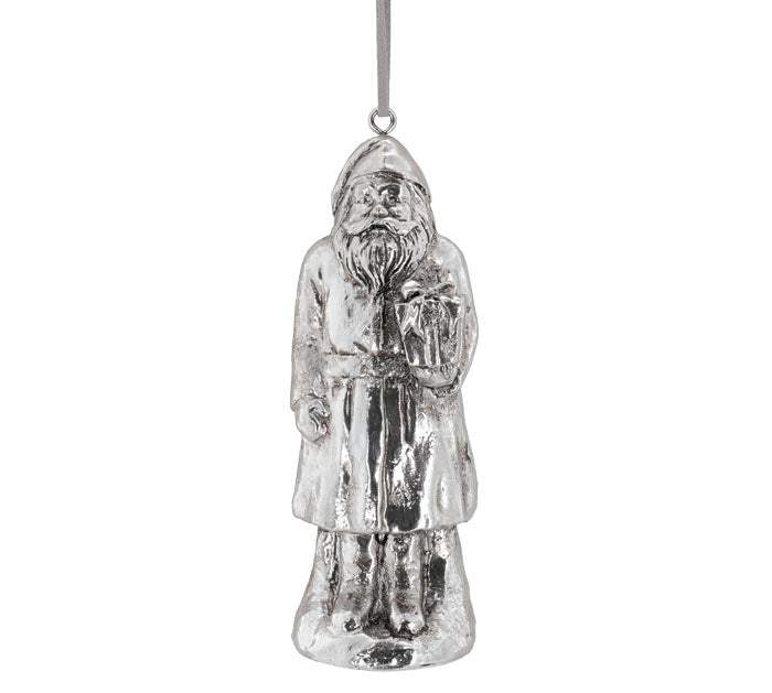 Ornament Silver Santa
