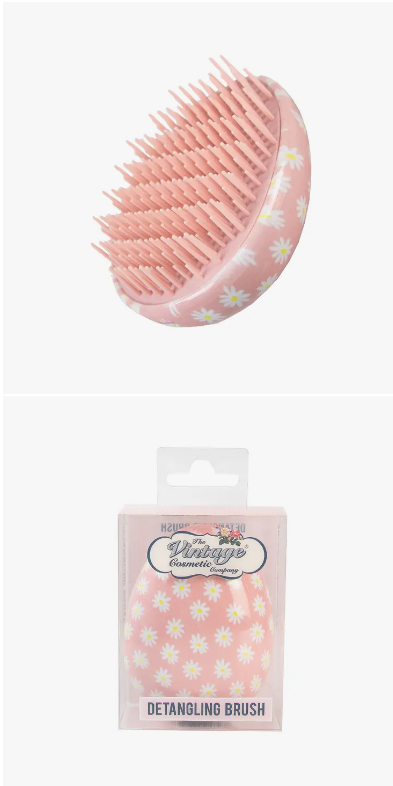 Detangling Brush in Daisy Print