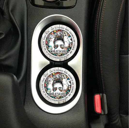 #Nurselife Proverbs Car Coasters