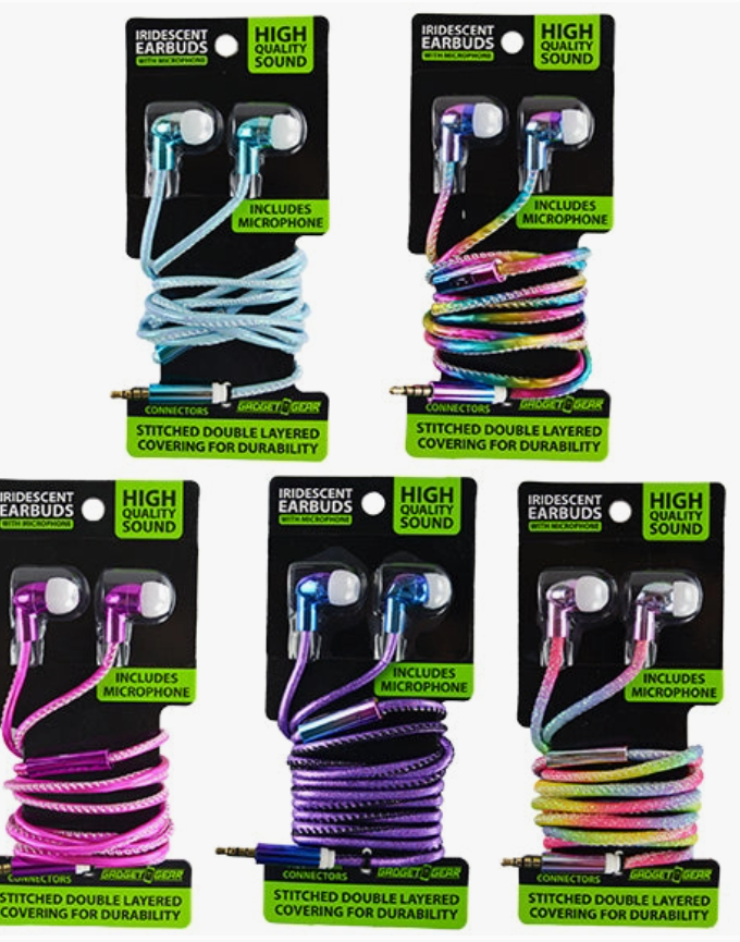 Gadget Gear Iridescent Earbuds