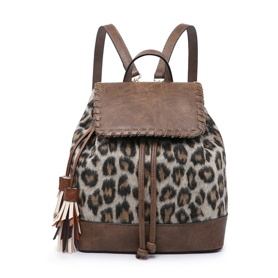 Kourtney Leopard Backpack