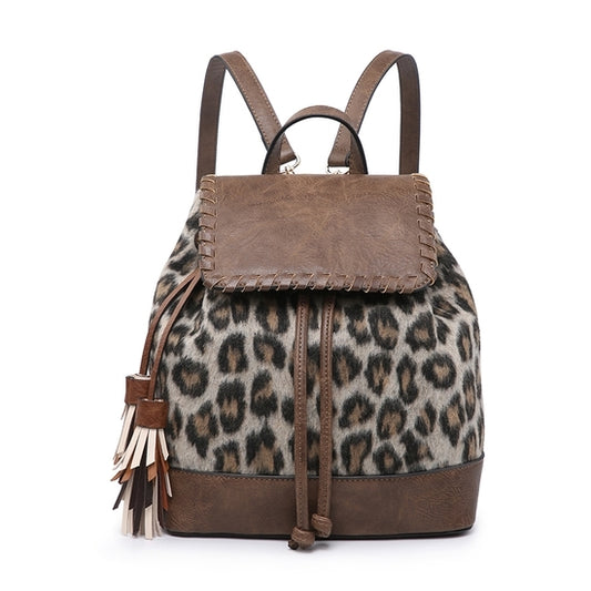 Kourtney Leopard Backpack
