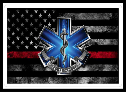 Redline EMS Flag Decal