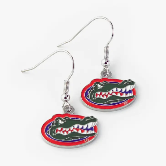 NCAA Florida Gators Logo Dangle Earrings