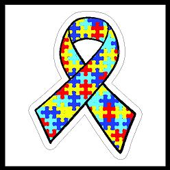Autism Ribbon 2 Decal