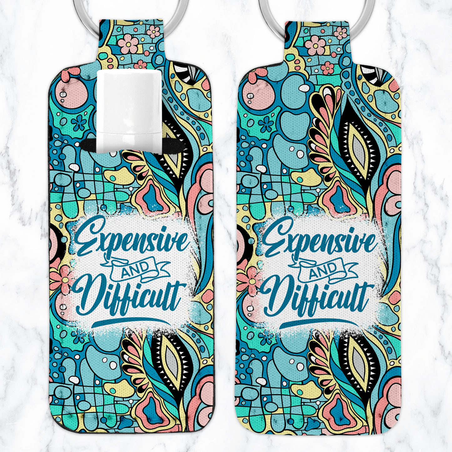 "Expensive and Difficult" Lip Balm Key Fob