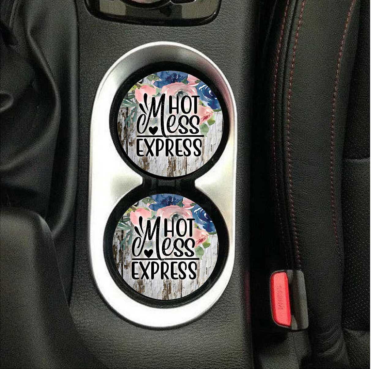Hot Mess Express Car Coasters