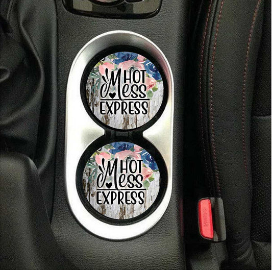 Hot Mess Express Car Coasters