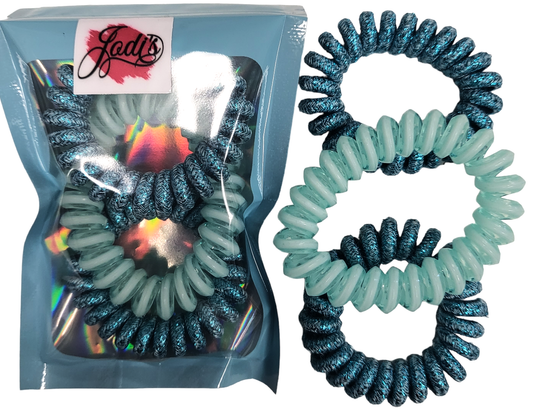 Blue Trio Hair Cords