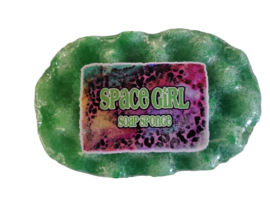 Space Girl Soap Sponge