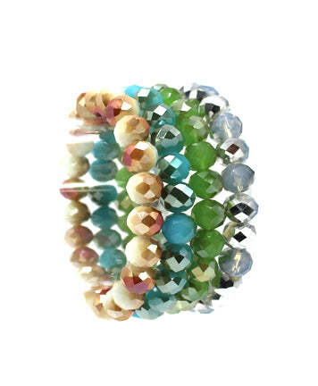 AB Glass Stone Stretch Bracelet