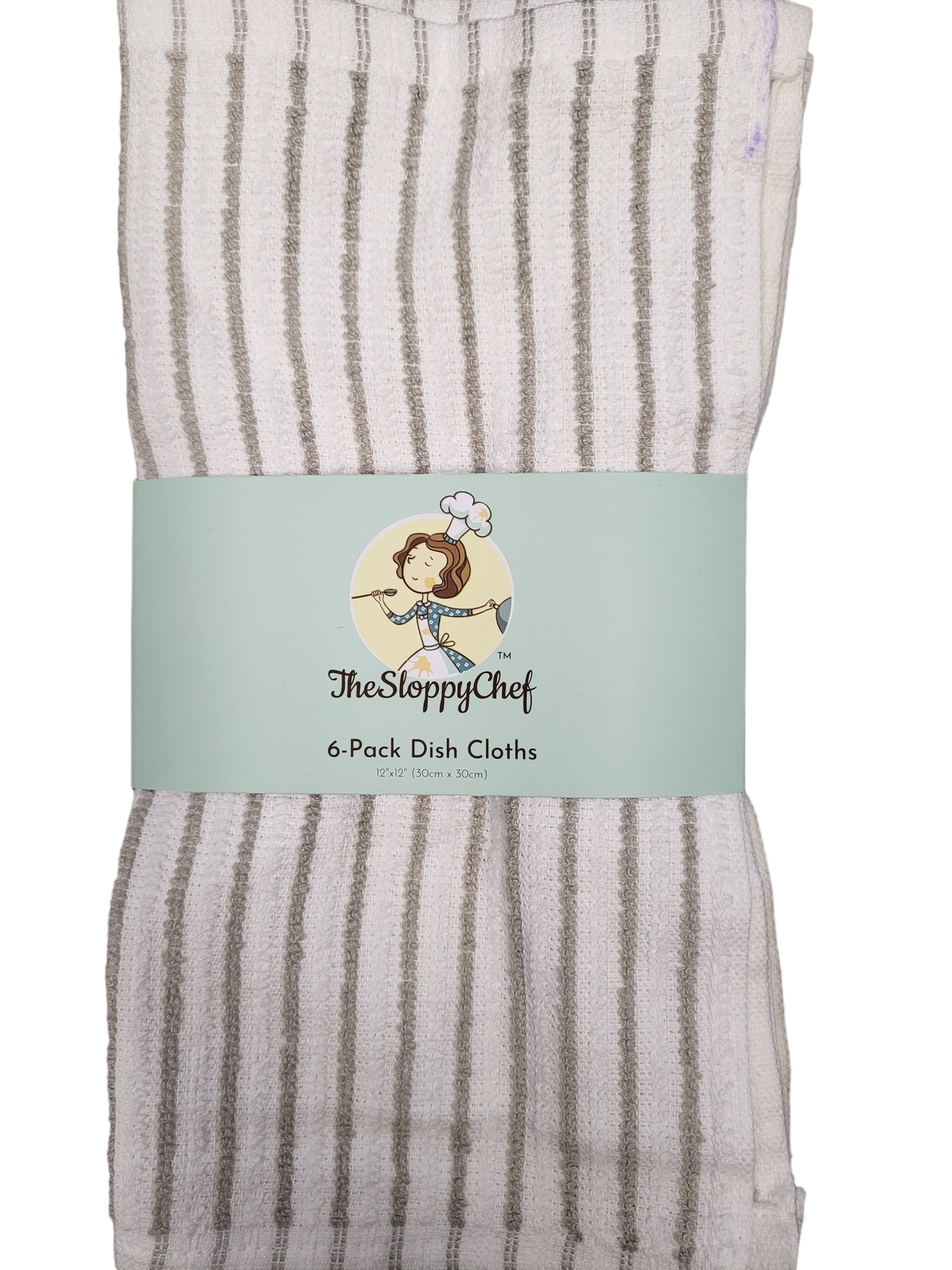 6 Pack Stripe Dish Towel