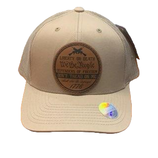 Liberty or Death Leather Patch 6 Panel Mesh Cap