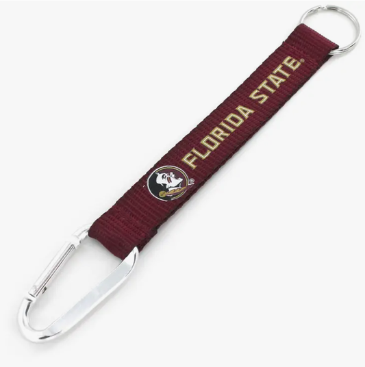NCAA Florida State Seminoles Carabiner Lanyard Keychain