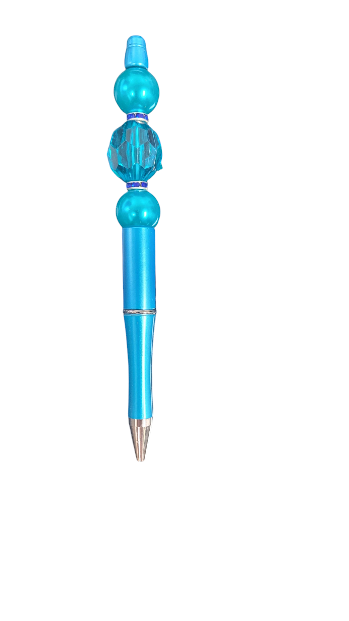 Turquoise Crystal Pearl Beaded Pen
