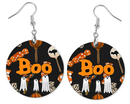 My Three Boos Halloween Earrings