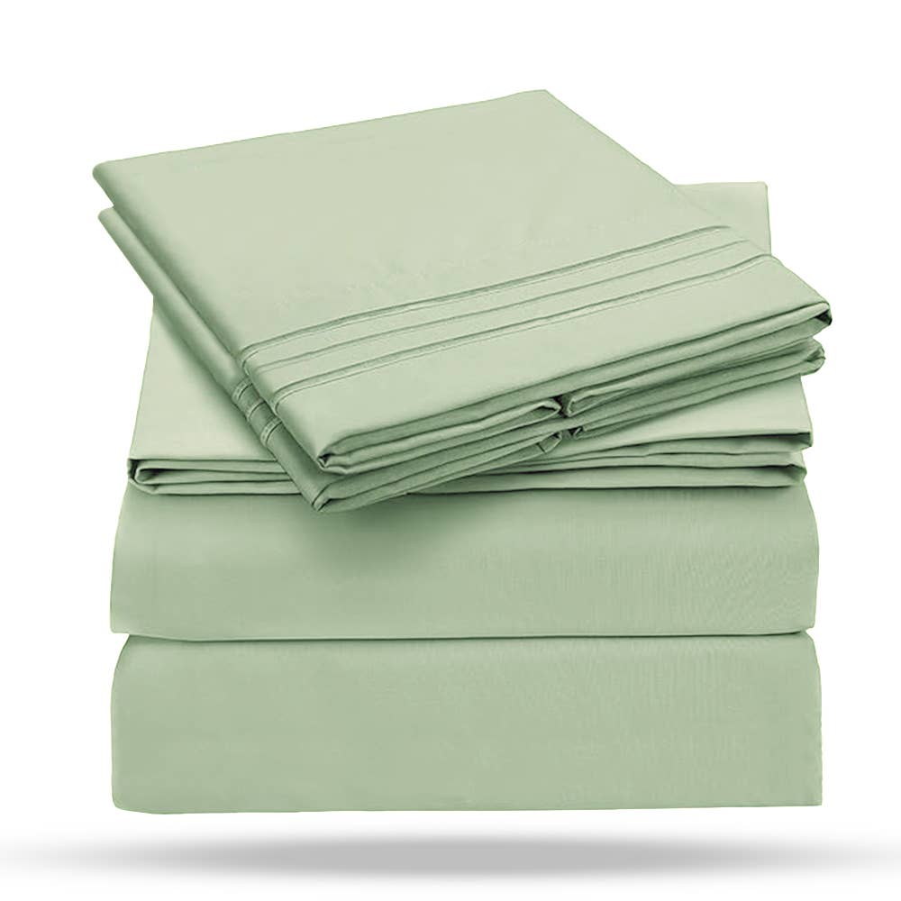 4 Piece Set: Kathy Ireland Ultra soft Microfiber Sheet Set