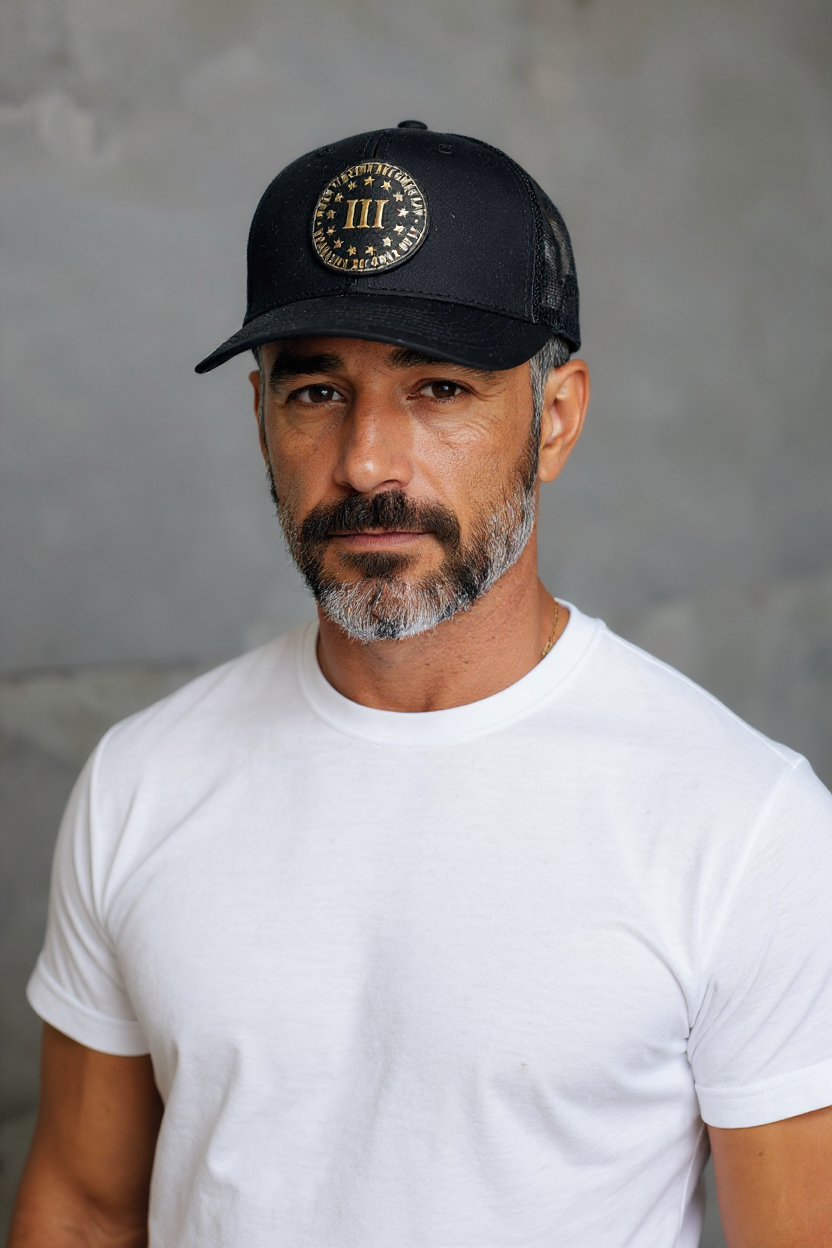 When Tyranny Becomes Law Leather Patch 6 Panel Mesh Cap