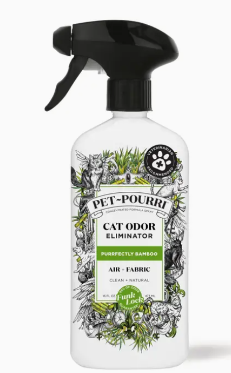 Pet~Pourri Cat Purrfectly Bamboo Air+ Fabric Odor Eliminator